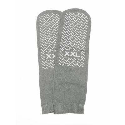 Medline Single-Tread Slipper Socks, Gray, Size 2XL, 48 Pairs/Case, 48/CS (MDT211218XXLI)