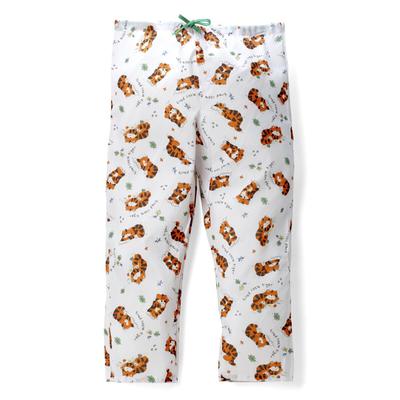 Medline Tired Tiger Pediatric Drawstring Waist Pajama Pants, 12/DZ (MDT011285M)