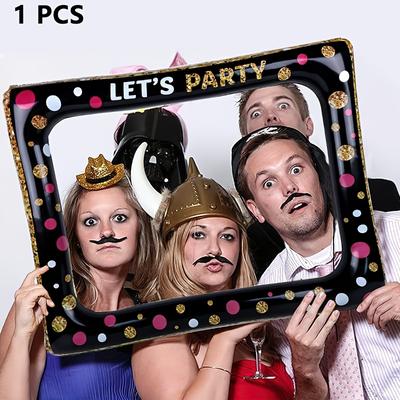 TEMU Inflatable For Parties - Large Funny Photo Booth Prop, Pvc Material, 65x78cm, Ideal For Birthday, Wedding, And Celebrations Image
