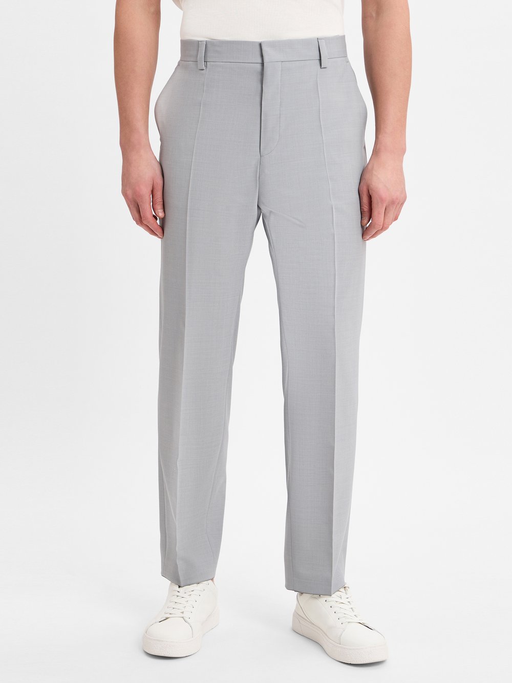 HUGO Herren Herren Modern Fit hellgrau, 52 Image