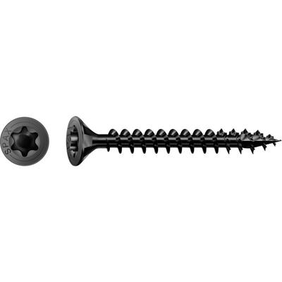 Spax - 4x25 Senkmultikopf T-Star Plus T20 Vollgewinde Schwarz Verzinkt 200St Image