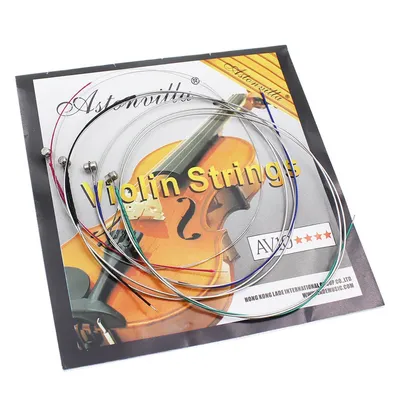 Astonvilla Violin Strings 4 Pcs/Set Exquisite Stringed Steel And Nickel Material String Musical