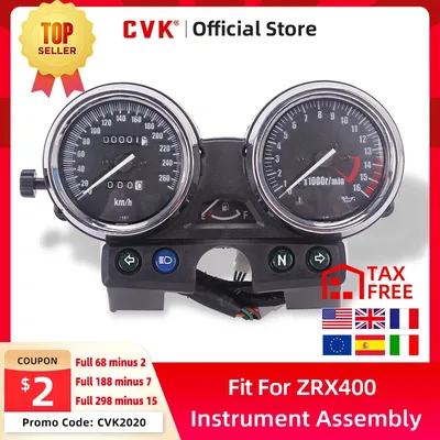 CVK Motorcycles Speedometer Gauge Tachometer Odometer For Kawasaki ZRX ZRX1100 ZRX400 250 400 750