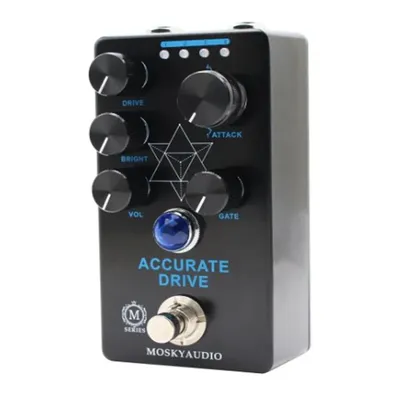 Mosky Accurate Drive Guitar Bass Effect Pedal Noise Gate Four Models Overdrive Pedal True Bypass