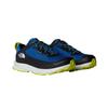 Wanderschuh THE NORTH FACE "Y FASTPACK HIKER WP", Gr. 35, hero blau, tnf schwarz, Textil, Synthetik, sportlich, Schuhe, wasserdicht