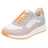 Keilsneaker REMONTE, Damen, Gr. 41, weiß (weiß kombiniert), Leder, Lederimitat, sportlich, Schuhe, Freizeitschuh, Halbschuh, Schnürschuh mit gepolstertem Schaftrand