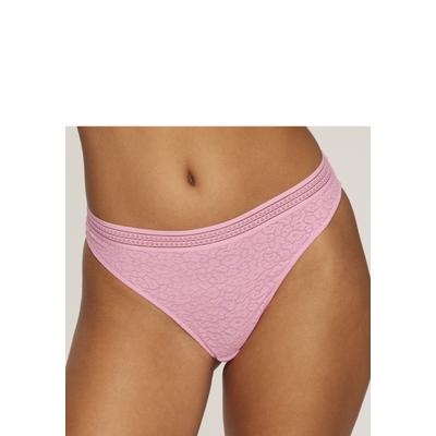 String LASCANA, Damen, Gr. 36/38, pink, Spitze, Obermaterial: 85% Polyamid, 15% Elasthan, Unterhosen, aus Spitze in Leo-