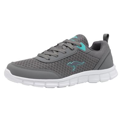 Sneaker KANGAROOS "K-RF Bethy", Gr. 41, grau (steel grau, ocean), Textil, Synthetik, sportlich, Schuhe Image