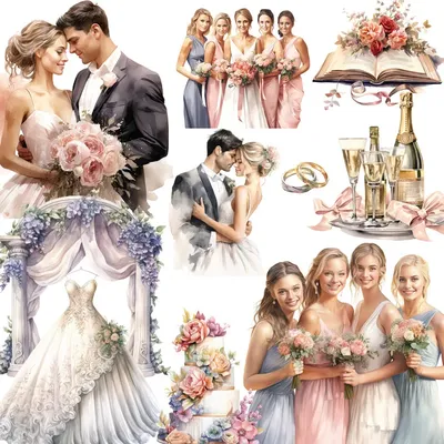 Wedding Lover and Bridesmaid Stickers Crafts And Scrapbooking stickers kids toys book Decorative