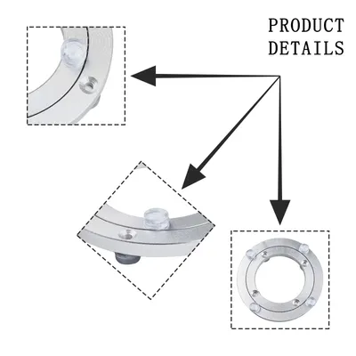 Create Your Perfect Rotating Platform with Aluminum Alloy Lazy Susan Turntable Smooth Rotation DIY