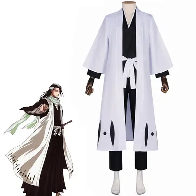 Anime Bleach Aizen Sousuke Thousand Year Blood War Cosplay Costume 5th Division Captain Kimono