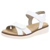 Riemchensandale REMONTE, Damen, Gr. 40, weiß, Leder, unifarben, casual, Schuhe, Plateau, Sommerschuh, Sandalette mit Lite ´n Soft Ausstattung