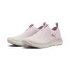 Laufschuh PUMA "Softride Premier Slip-On Strick-Laufschuhe Damen", Gr. 41, rose mauve warm weiß gold pink metallic, Obermaterial: Synthetik, Textil; Futter: Textil; Innensohle: Textil; Laufsohle: Synthetik, Gummi, Schuhe