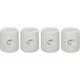 Set 4 pesi cilindrici zavorra per tenda Barnum dim. Ø 22 / Ø 24 x 25H cm polietilene Bianco