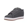 Sneaker DC SHOES "COURT GRAFFIK", Gr. 41, grau, weiß, Leder, sportlich, Schuhe