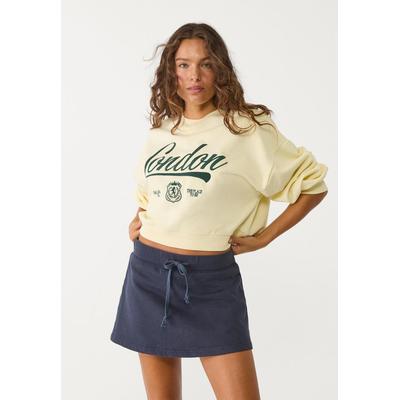 Stradivarius London sweatshirt Pastel yellow L