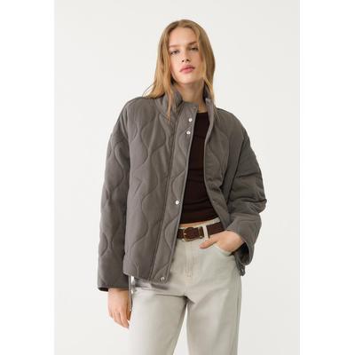Stradivarius Puffer jacket Mid grey L