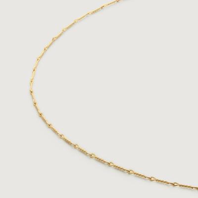Gold Twist Chain Necklace