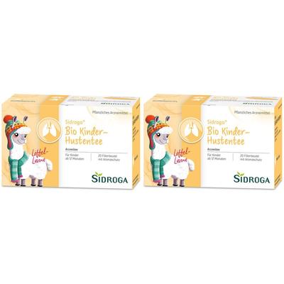 2x Sidroga Bio Kinder-Hustentee Filterbeutel 2x20x1,5 g Tee Image