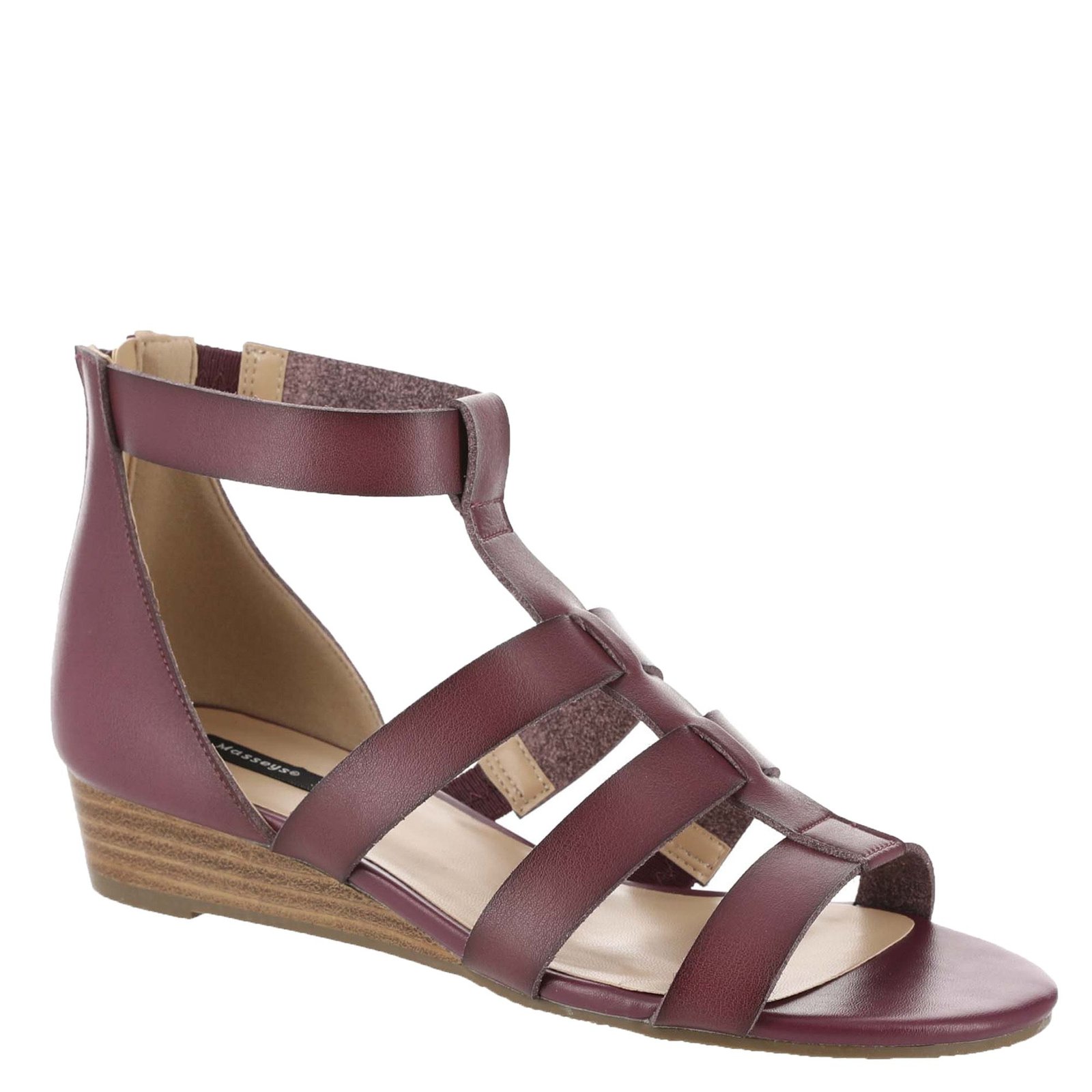 Masseys Athena - Womens 11 Burgundy Sandal Medium
