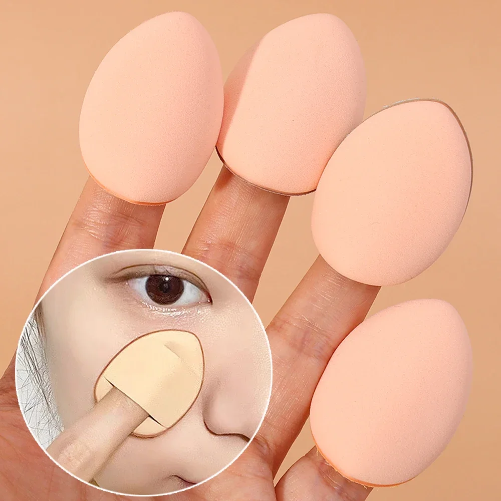 Mini Puder quaste Make-up Schwamm Gesicht Concealer Foundation Make-up Luftkissen Make-up Schwamm Finger Puder quaste Detail Make-up-Tool Image