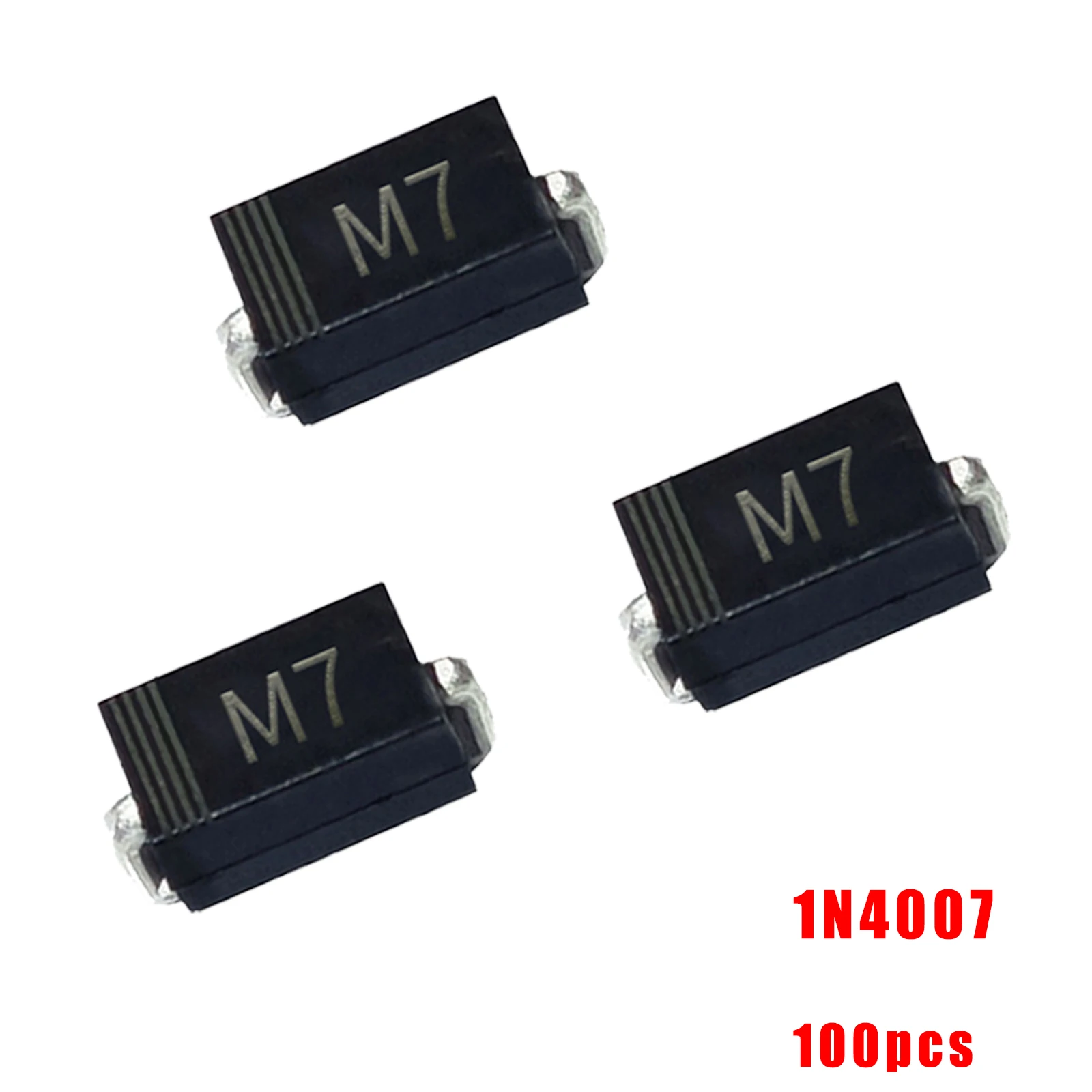 100 Stück 1N4007 M7 1A 1000 V SMD-Gleichrichterdiode Image
