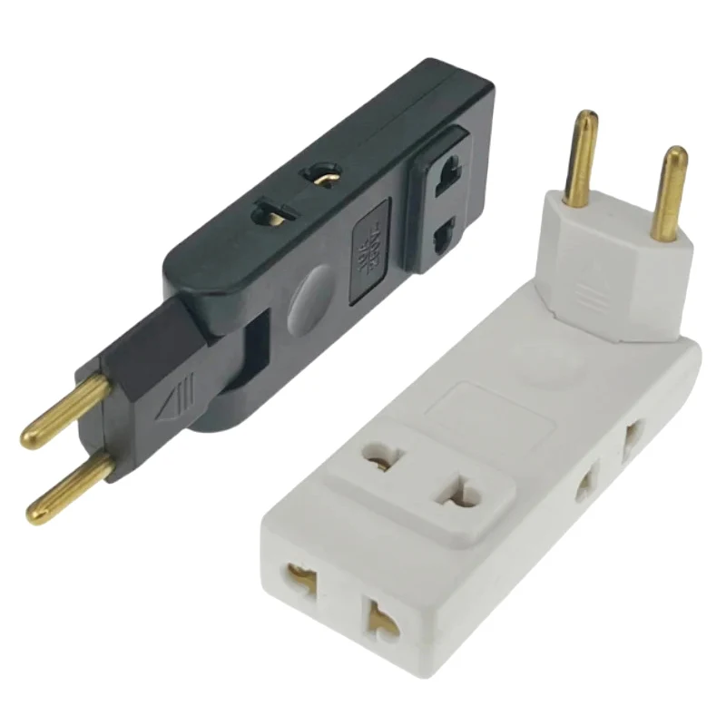 4-in-1 EU-Stecker, Steckdose, 180-Grad-Drehung, Stecker-Adapter, Verlängerung, tragbarer Stromrichter, Steckdose, Stecker, Adapter