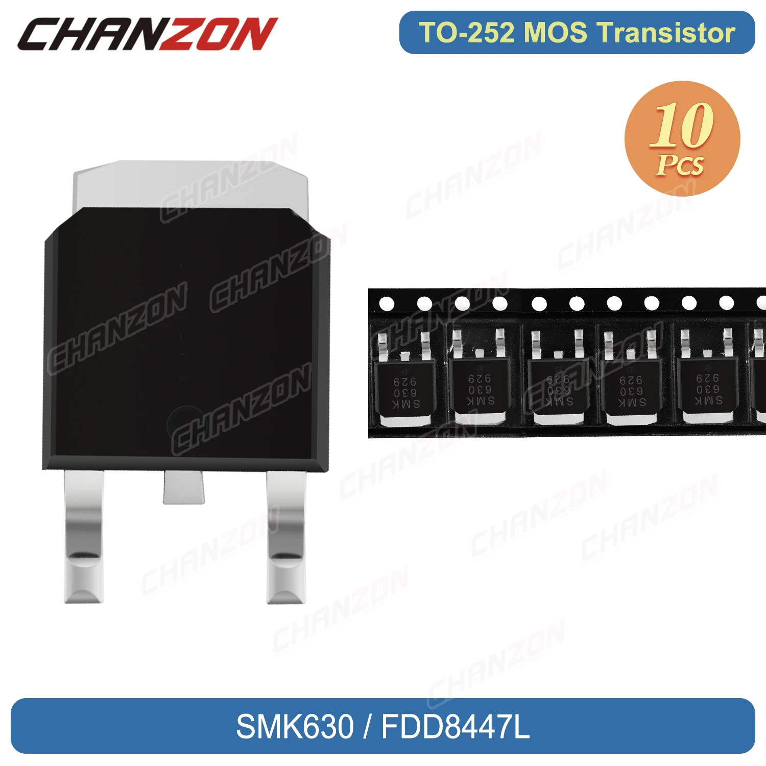 10 stücke original zu-252 smk630 fdd8447l smd mosfet bipolar übergangs transistor bjt sic mos fets triode rohr integrierte schaltungen Image