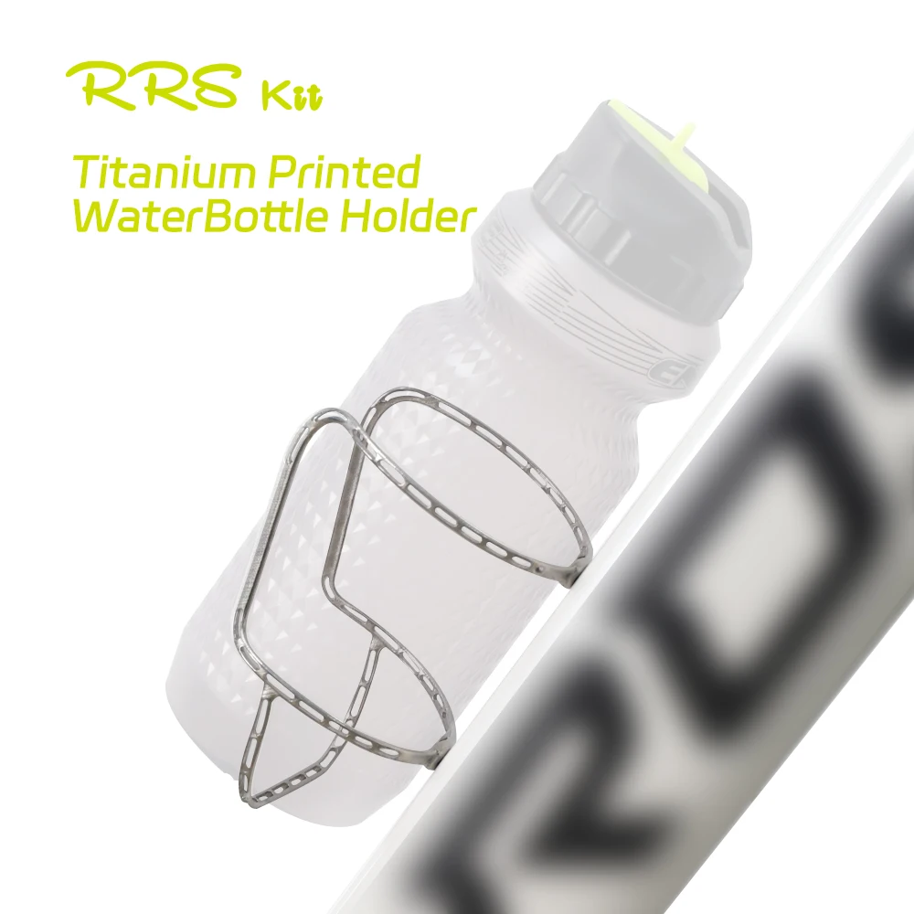 RRSKIT Ultraleicht Titan Legierung 3D Gedruckt Wasser Flasche Halter Radfahren Wasser Flasche Anti-Rost Halter Fahrrad Zubehör Image