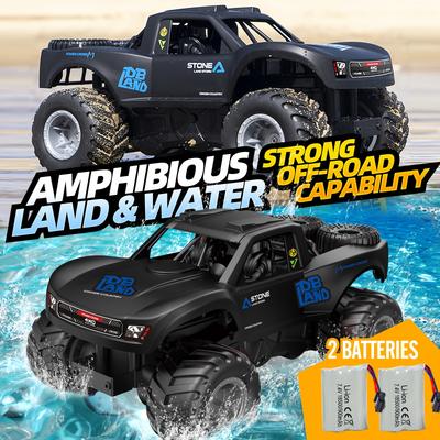 TEMU Remote Control Cars For Boys, Rc Truck 4x4, 1::16 Scale Monster Truck, Off-road Truck With 2 Rechargeable Batteries, Vehicle.