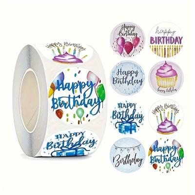 TEMU 500pcs/ Roll Stickers - Office Stationery, Sealing Labels, Decorative Labels For Gifts