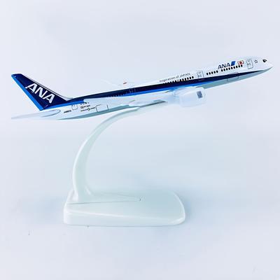 TEMU Ana B787 Diecast Airplane Model, Adult Collectible Aviation Replica, Home Decor, Party Decoration, Birthday & Festival Gift, Metal & Plastic, 14+ Years - Aircraft Display Piece