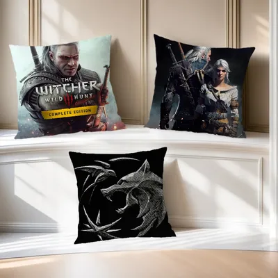 Hot-The-W-Witcher-Game Kissenbezug, weich, bequem, für Sofa, Wohnzimmer, Zuhause, Büro, Dekoration, Image