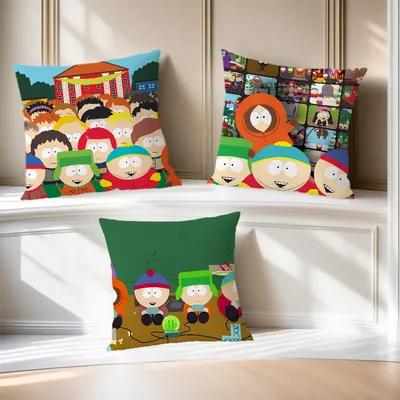 Niedlicher S-Südweicher, bequemer, lustiger Kissenbezug, P-Parks für Sofa, Cartoon, Wohnzimmer, Image