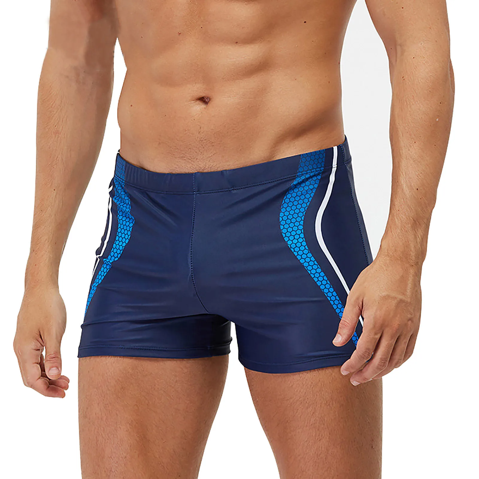 Herren-Bademode, brasilianischer traditioneller Schnitt, Badeanzüge, Schwimm-Bikini, Surf-Boxershorts, Boardshorts, Badehose, bedruckt, Sunga Image