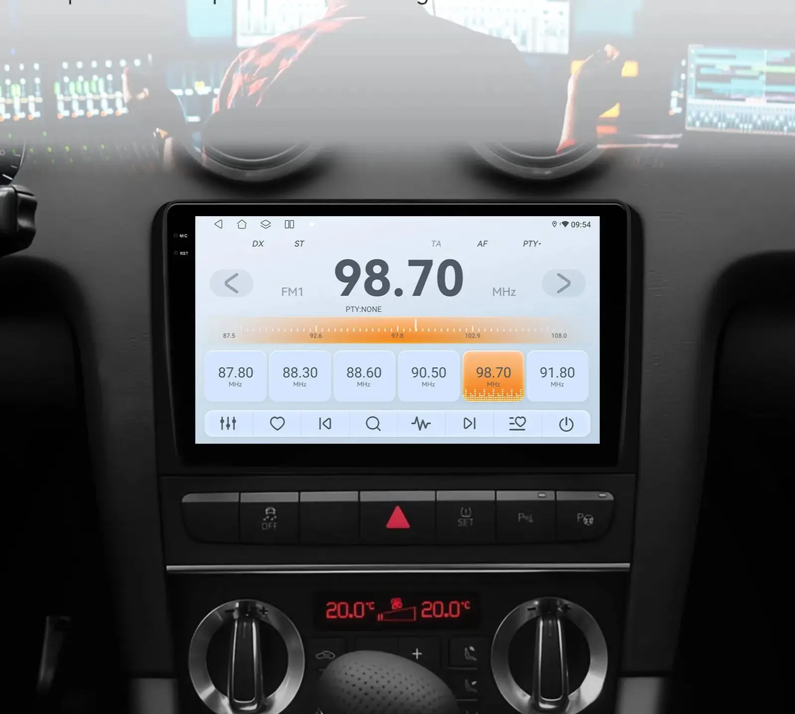 OSSURET autoradio Android pour Audi A3 8P 2003 - 2013 Android Auto multimédia stéréo GPS Carplay 6115 autoradio lecteur d