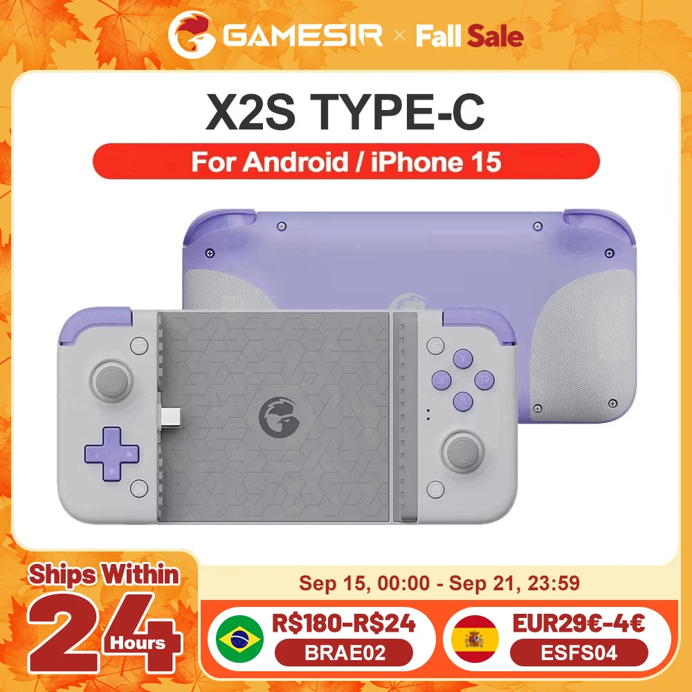 GameSir X2s manette de jeu Mobile contrôleur de jeu de téléphone Android pour jeu Cloud Xbox Game Pass STADIA xCloud Hall effet Joystick
