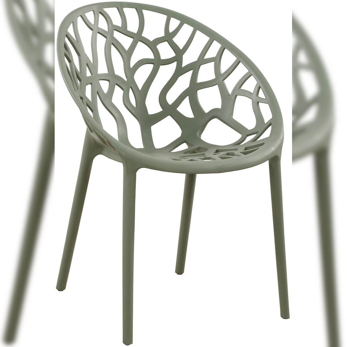 CLP Stapelbarer Gartenstuhl Hope oliv Image