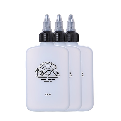 Premium Outdoor Ölflasche für Camping, Grillen Wandern - auslaufsicher, tragbar langlebiger 120ml Edelstahlbehälter Image