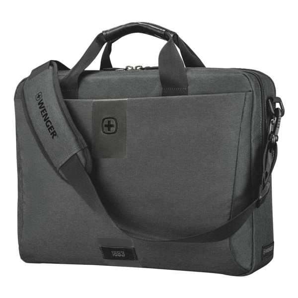 "Wenger 16" Laptop-Aktentasche »MX Eco Brief« mit Tablet-Fach grau, 42x30x14 cm" Image