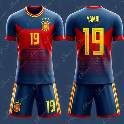 Yamal children's quick drying sports kit, Spain team jersey number 29, boys' sports kit, new product