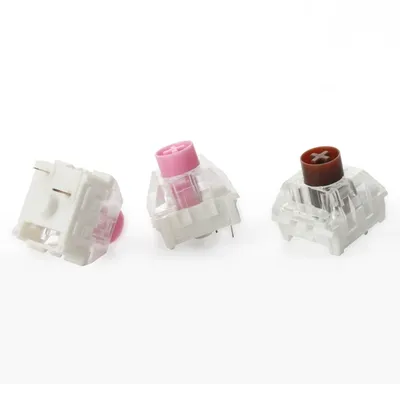 Kailh Box Silent Pink Silent Brown Switch Linear Tactile 3Pin RGB SMD Custom Mechanical Keyboard