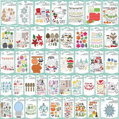 Big Sale Christmas Metal Cutting Spiders and ghosts Frame dies 2024 New Templates DIY Scrapbooking Paper Making Crafts Cuts