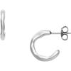 Skagen - Creolen Edelstahl 1 ct Damen (50.89 € / 1 ct)