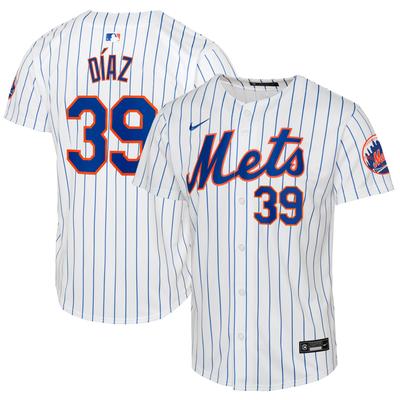 New York Mets Nike MLB Limited Heimtrikot – Weiß – Edwin Díaz – Jugend Image