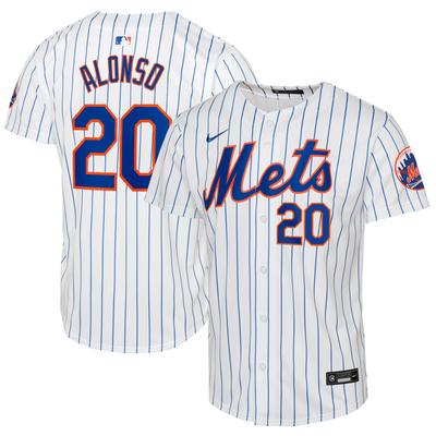 New York Mets Nike MLB Limited Heimtrikot – Weiß – Pete Alonso – Jugend Image