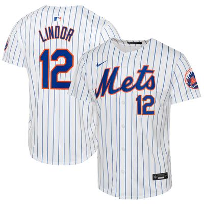 Limitiertes Heimtrikot – Weiß – Jugend – Francisco Lindor 12 Image