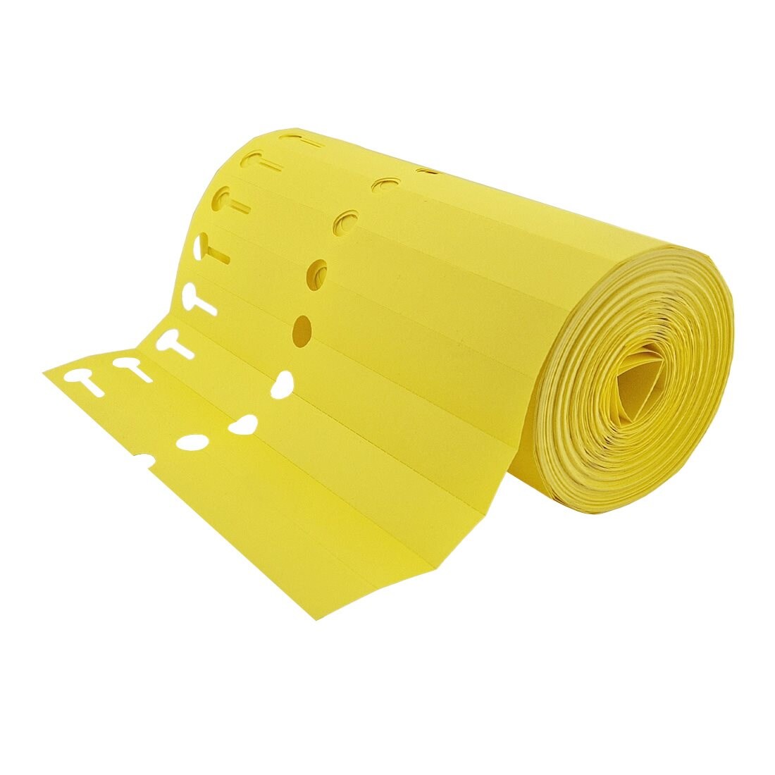 CombiCraft PVC Sleufetiketten Gelb, 200 x 20 mm, 200 Mikron - 1000 Stück auf Rolle Image