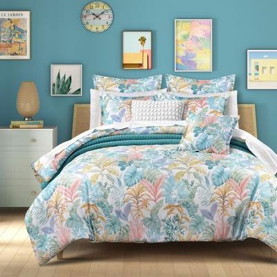 Bahama Comforter Set Aqua, Full / Queen, Aqua