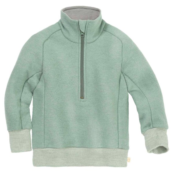 disana - Kid's Troyer Half-Zip - Merinopullover Gr 110/116 türkis